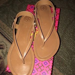 SOLD Tory Burch Brown Minnie Travel Sandal 7.5